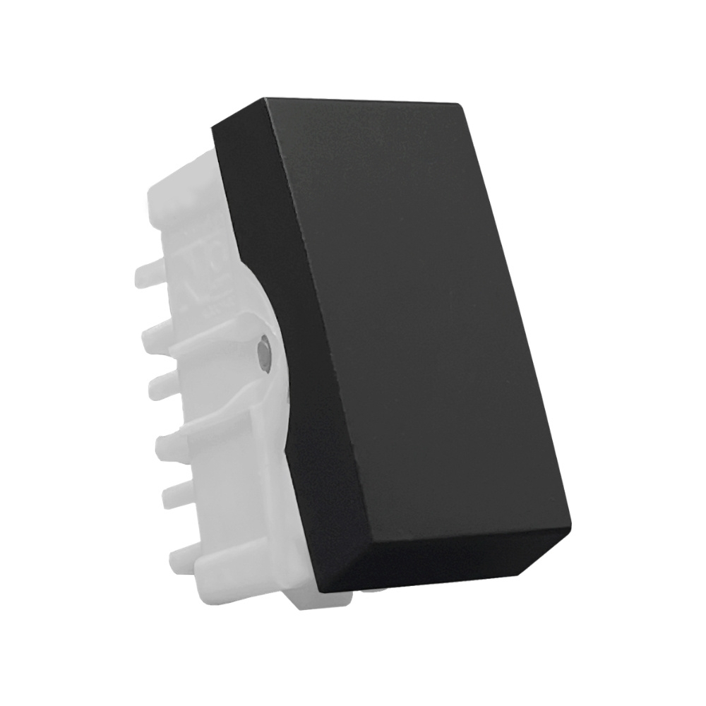 MODULO INTERRUPTOR SIMPLES 10A 250V PRETO FOSCO INOVA PRO - ALUMBRA