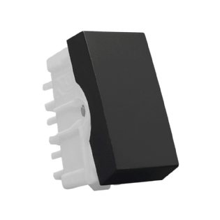 MODULO INTERRUPTOR SIMPLES 10A 250V PRETO FOSCO INOVA PRO - ALUMBRA