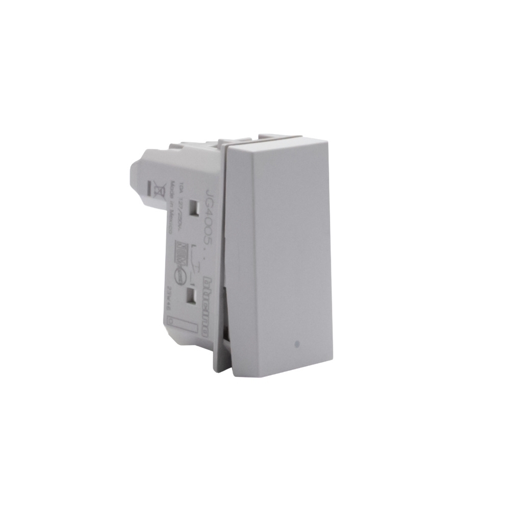 MODULO PULSADOR 10A CINZA 1M MATIXGO - BTICINO