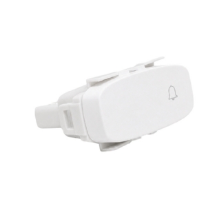 MODULO PULSADOR CAMPAINHA 10A 250V BRANCO GRACIA/MAXX - ALUMBRA