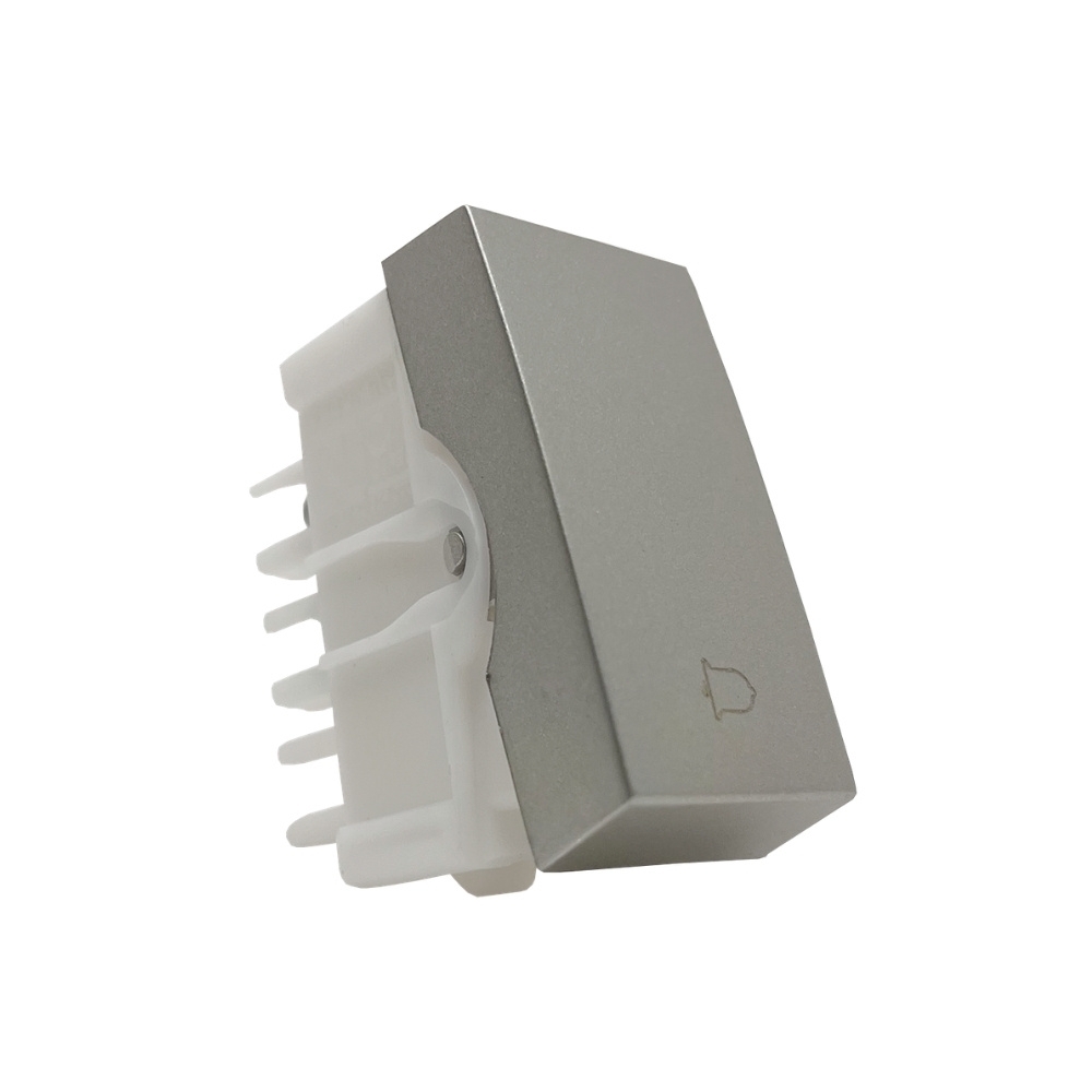 MODULO PULSADOR CAMPAINHA 10A 250V CLASS TITANIUM INOVA PRO - ALUMBRA