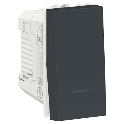 MODULO PULSADOR CAMPAINHA UNIVERSAL 10A 250V S/GRAV GRAFITE ORION - SCHNEIDER