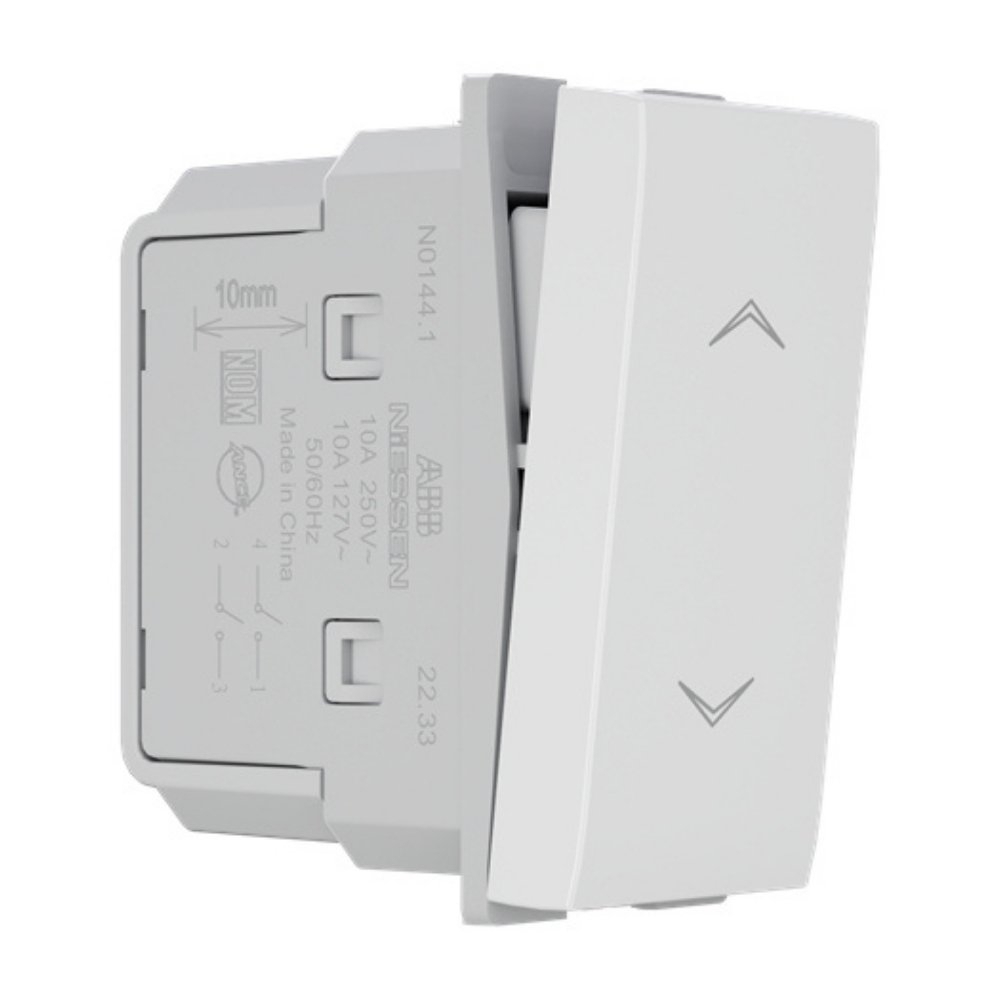 MODULO PULSADOR PERSIANA 10A 250V BRANCO ORIGEN - ABB