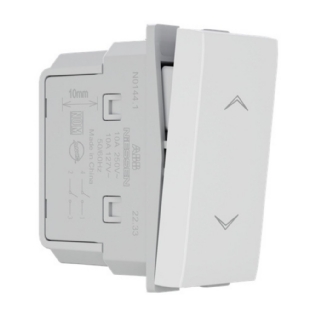 MODULO PULSADOR PERSIANA 10A 250V BRANCO ORIGEN - ABB