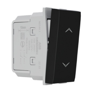 MODULO PULSADOR PERSIANA 10A 250V PRETO ORIGEN - ABB