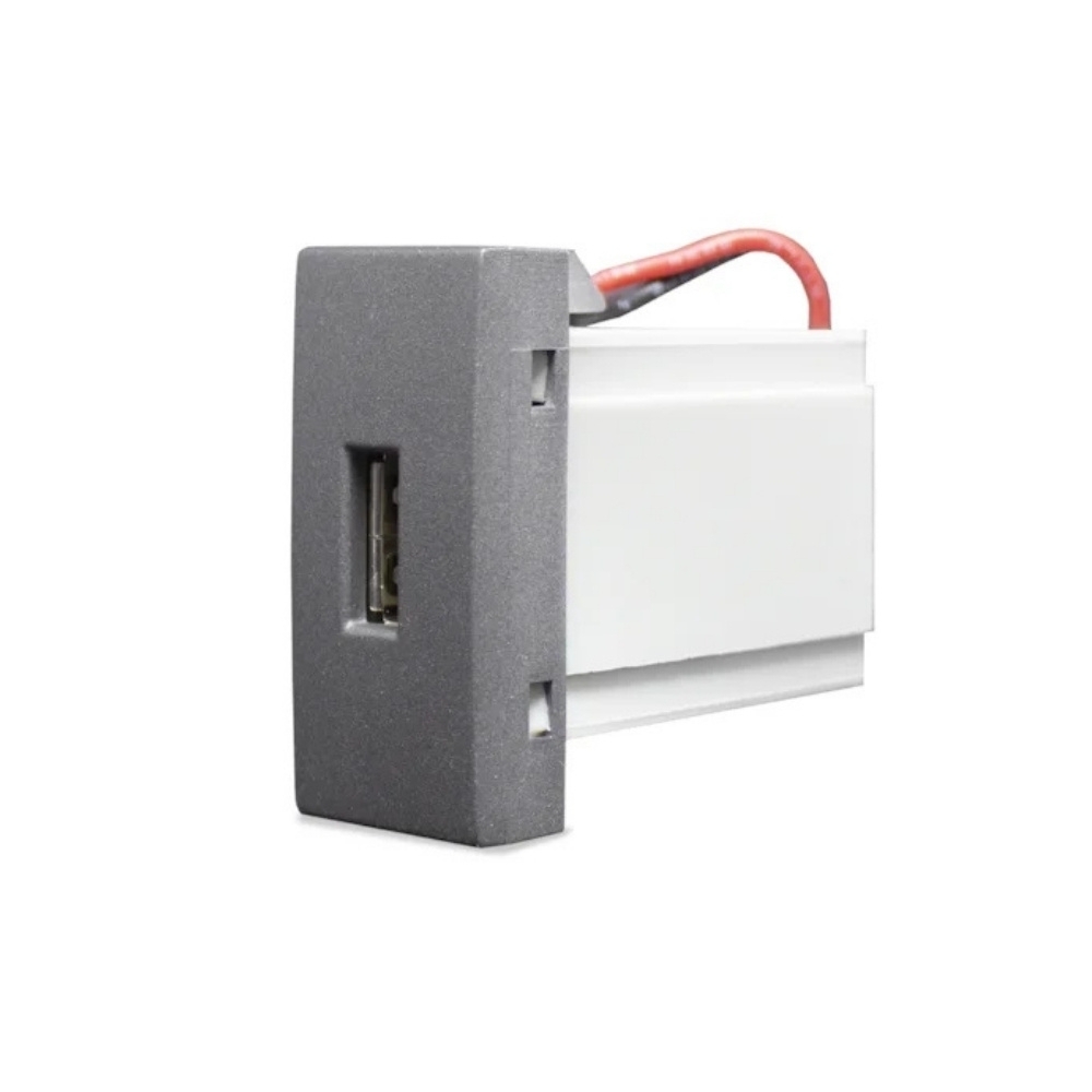 MODULO TOM USB 2A BIVOLT BLACK PIANO INOVAPRO - ALUMBRA