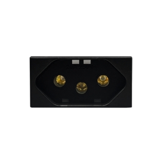 MODULO TOMADA 2 POLOS+TERRA 20A PRETO FOSCO CLASS INOVA PRO - ALUMBRA