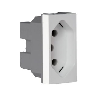 MODULO TOMADA 2P+T 20A 250V BRANCO 1M 250V MATIXGO - BTICINO