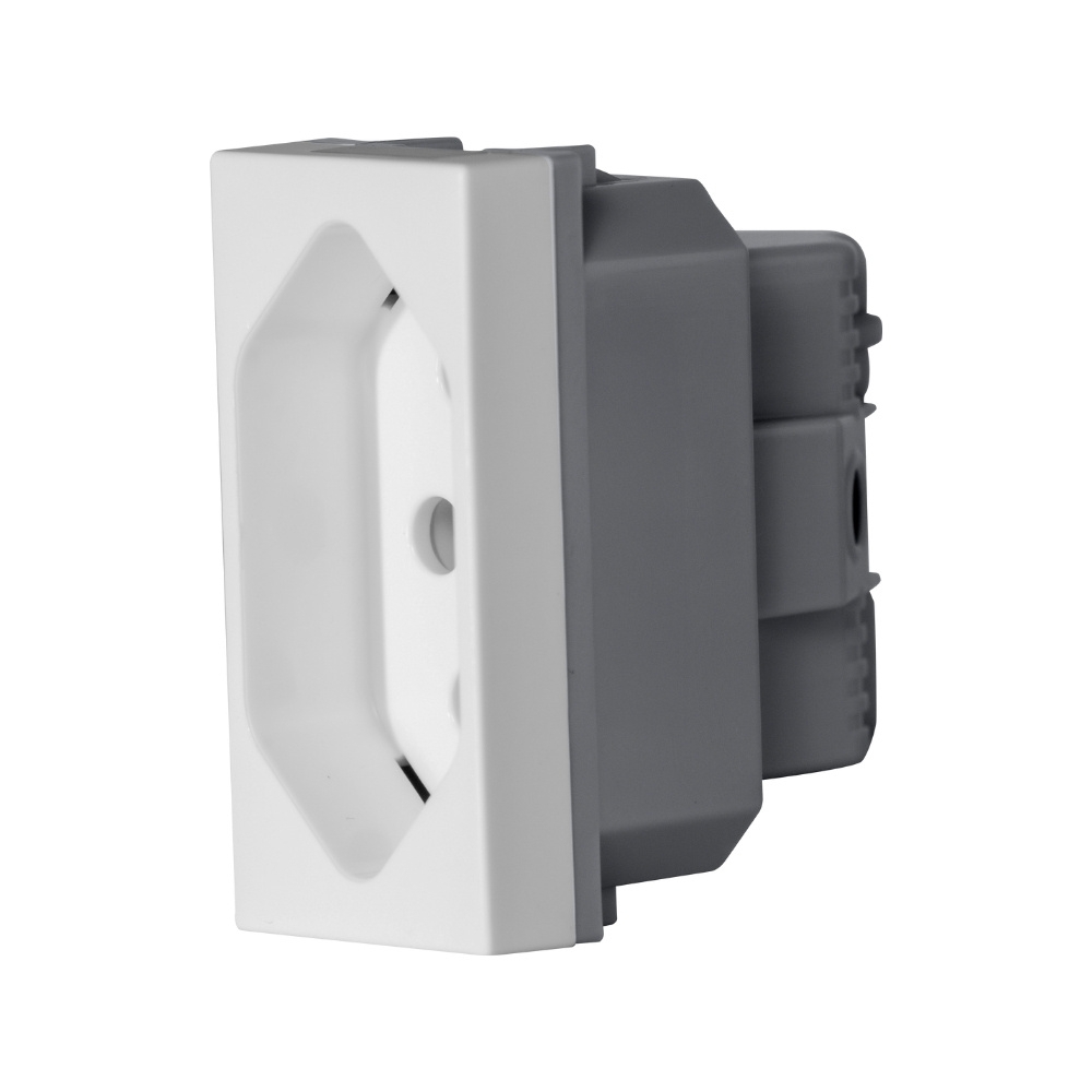 MODULO TOMADA 2P+T 10A 250V BRANCO 1M 250V MATIXGO - BTICINO