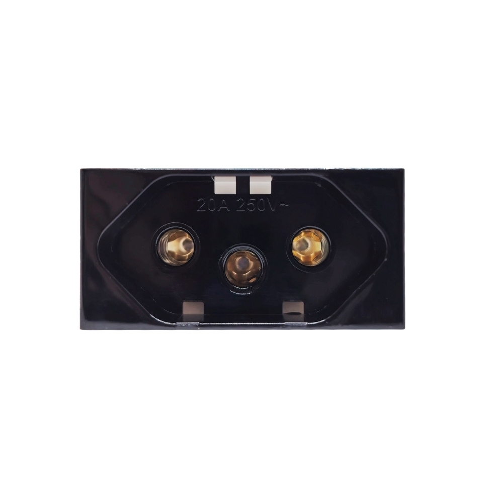 MODULO TOMADA 2P+T 20A 250V BLACK PIANO INOVAPRO - ALUMBRA