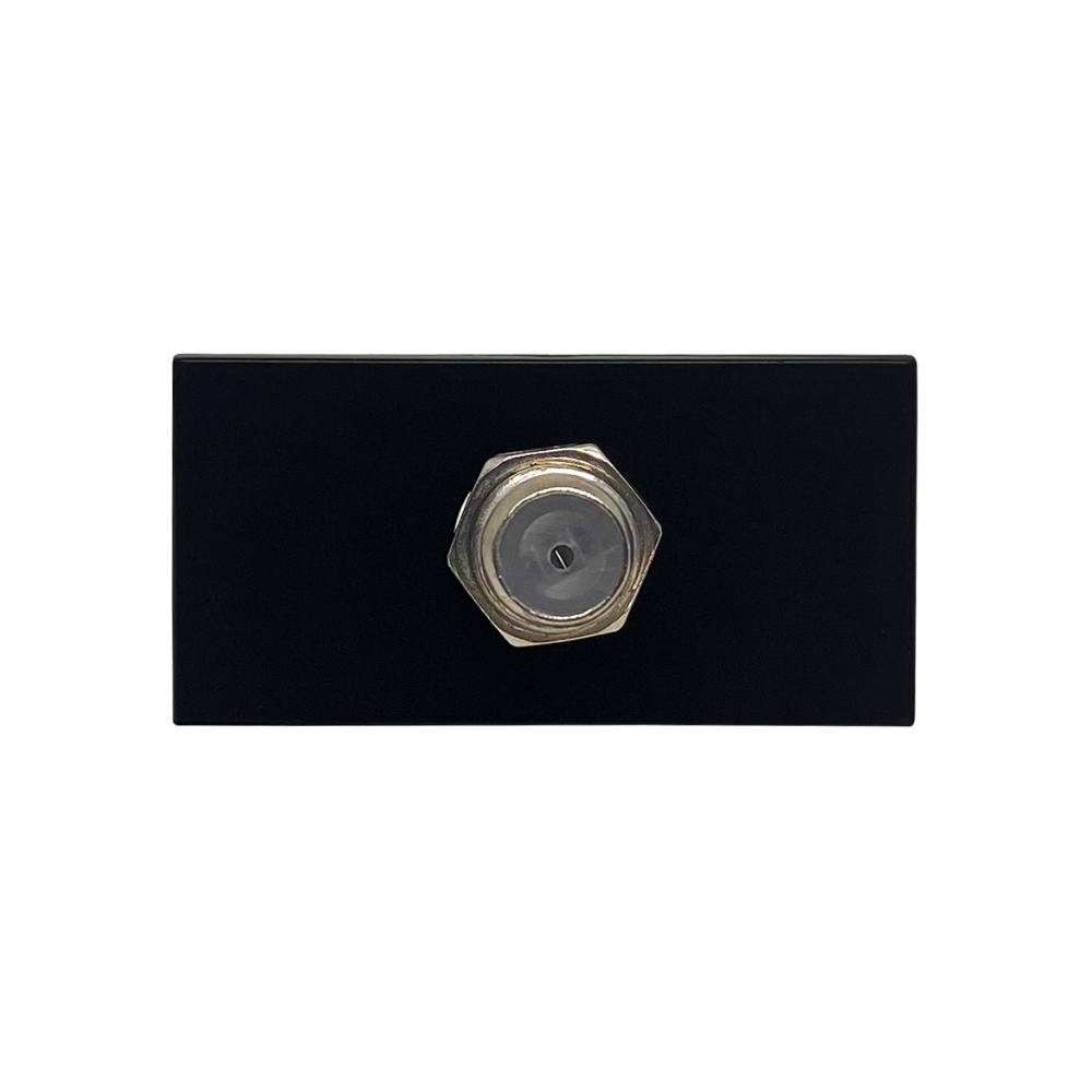 MODULO TOMADA ANTENA TV COAXIAL PRETO FOSCO INOVA PRO - ALUMBRA
