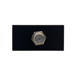 MODULO TOMADA ANTENA TV COAXIAL PRETO FOSCO INOVA PRO - ALUMBRA