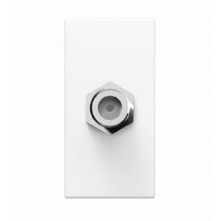 MODULO TOMADA COAXIAL BRANCO INOVA PRO - ALUMBRA