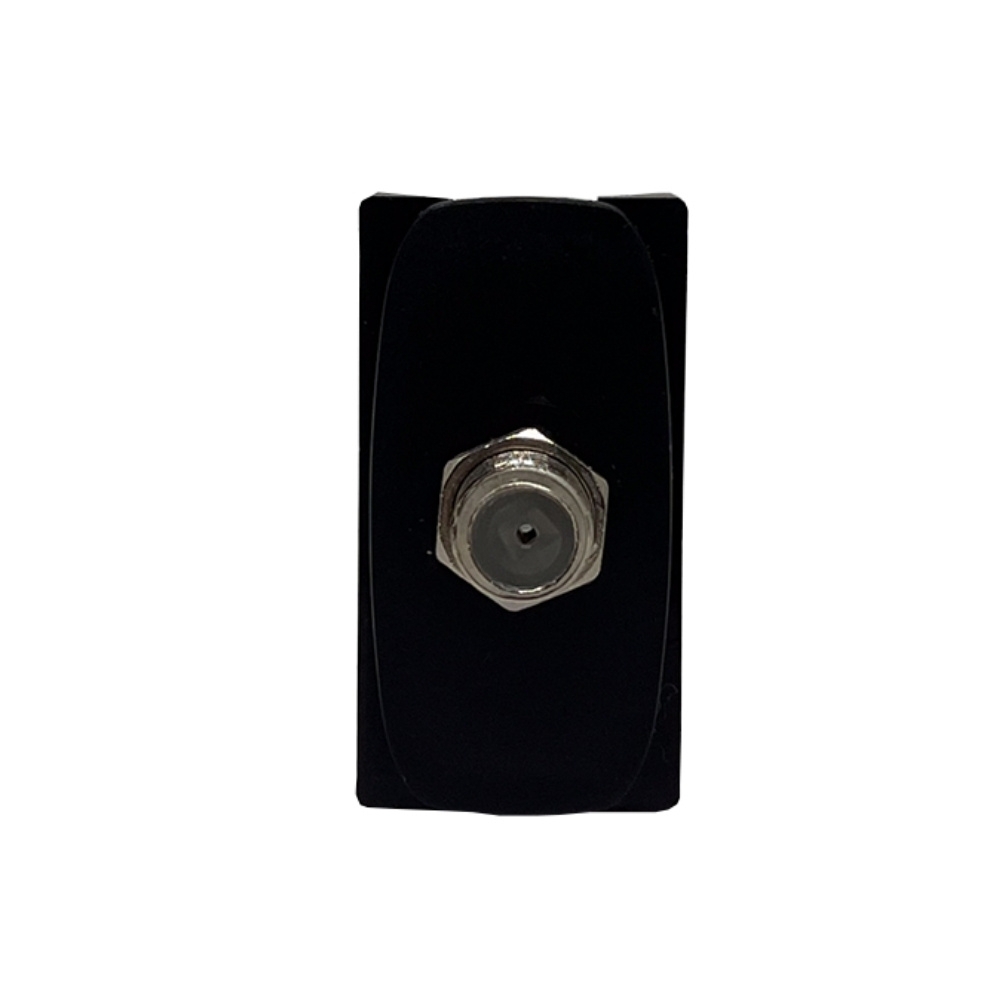 MODULO TOMADA COAXIAL PRETO GRACIA/MAXX - ALUMBRA