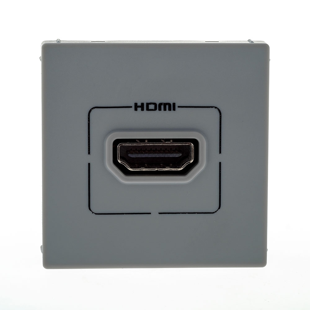 MODULO TOMADA HDMI CINZA - PIAL PLUS+
