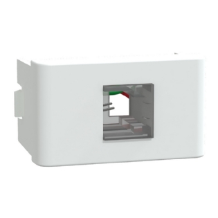 MODULO TOMADA RJ11 2 FIOS BRANCO FOSCO LUNARE UP - STECK
