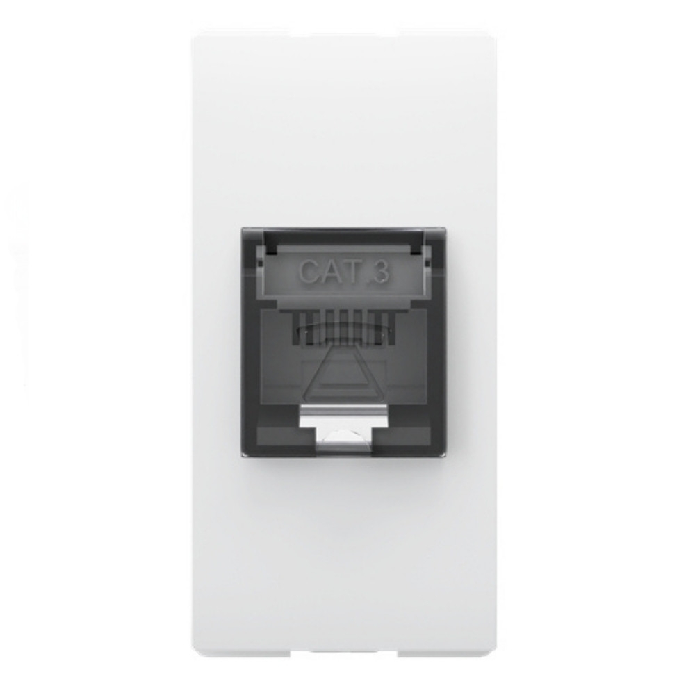 MODULO TOMADA RJ11 4 FIOS BRANCO ORIGEN - ABB