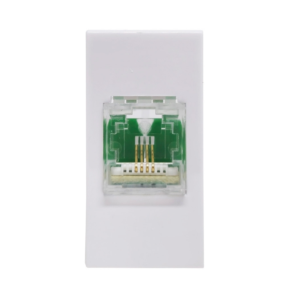 MODULO TOMADA RJ11 4V BRANCO INOVA PRO - ALUMBRA