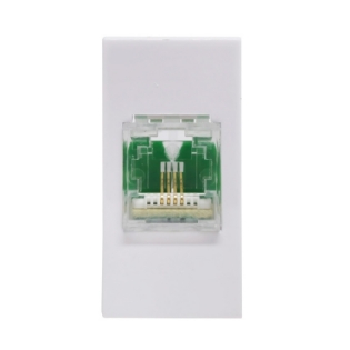 MODULO TOMADA RJ11 4V BRANCO INOVA PRO - ALUMBRA