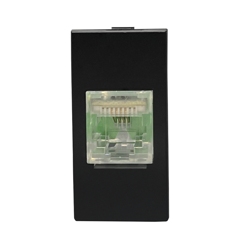 MODULO TOMADA RJ11 4V PRETO FOSCO INOVA PRO - ALUMBRA