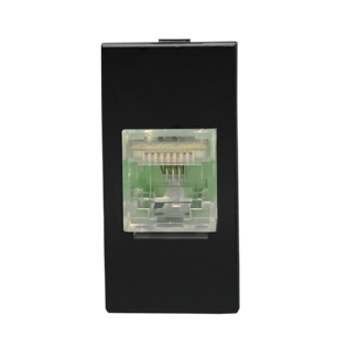 MODULO TOMADA RJ11 4V PRETO FOSCO INOVA PRO - ALUMBRA