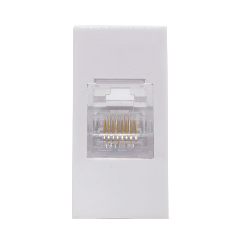 MODULO TOMADA RJ45 CAT 5E BRANCO INOVA PRO - ALUMBRA
