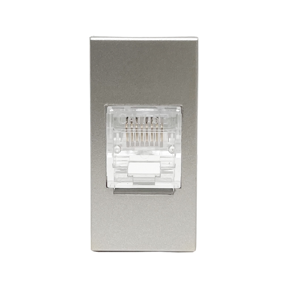 MODULO TOMADA RJ45 CAT 5E CLASS TITANIUM INOVA PRO - ALUMBRA