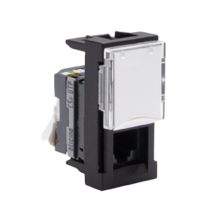 MODULO TOMADA RJ45 CAT5E PRETO 1M MATIXGO - BTICINO
