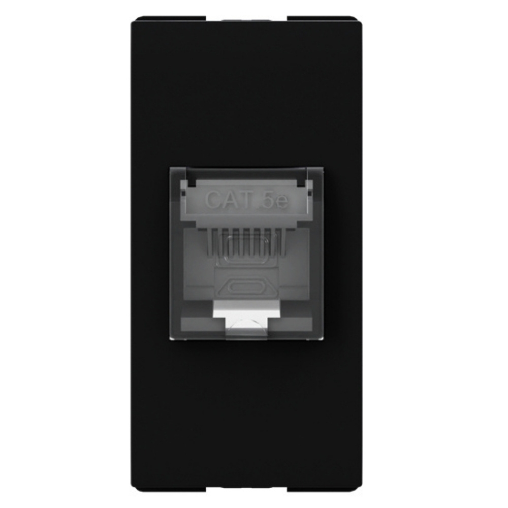 MODULO TOMADA RJ45 CAT5E PRETO ORIGEN - ABB