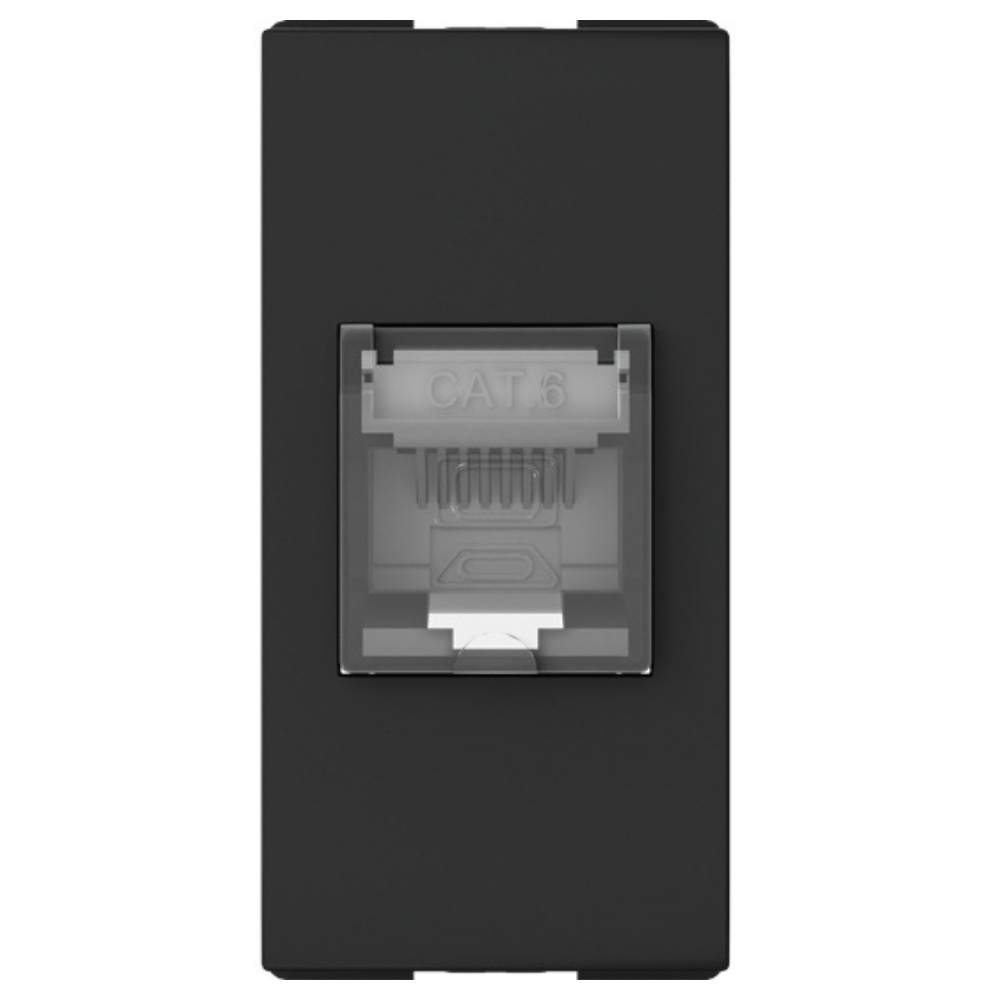 MODULO TOMADA RJ45 CAT6 PRETO ORIGEN - ABB