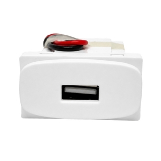 MODULO TOMADA USB 2A BIVOLT BRANCO GRACIA/MAXX - ALUMBRA