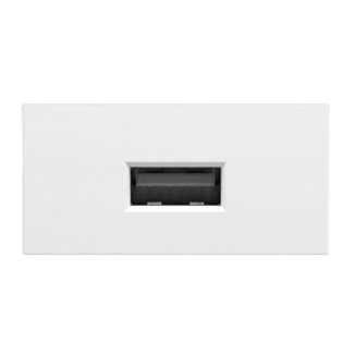 MODULO TOMADA USB 2A BIVOLT BRANCO INOVA PRO - ALUMBRA