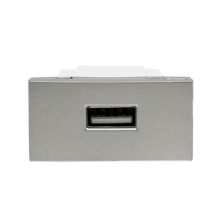 MODULO TOMADA USB 2A BIVOLT CLASS TITANIUM INOVA PRO - ALUMBRA