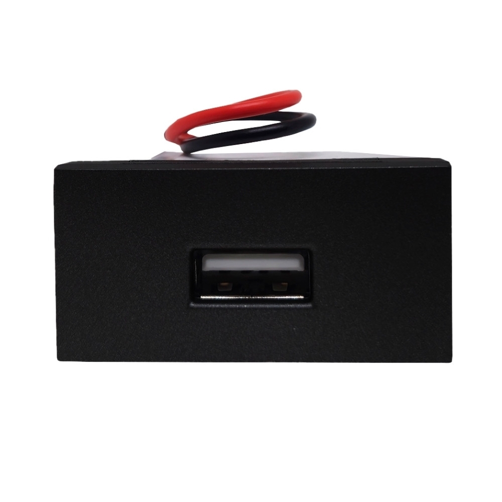 MODULO TOMADA USB 2A BIVOLT PRETO FOSCO INOVA PRO - ALUMBRA