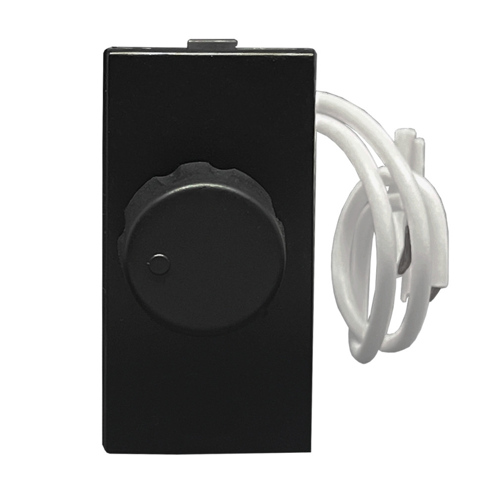 MODULO VARIADOR LUMINOSO 1 MODULO ROTATIVO BIVOLT 200/400W PRETO FOSCO INOVA PRO - ALUMBRA