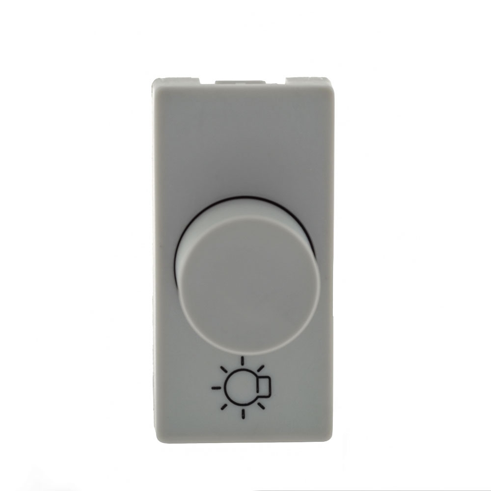 MODULO VARIADOR LUMINOSO ROTATIVO BIVOLT 300/600W CINZA - PIAL PLUS+