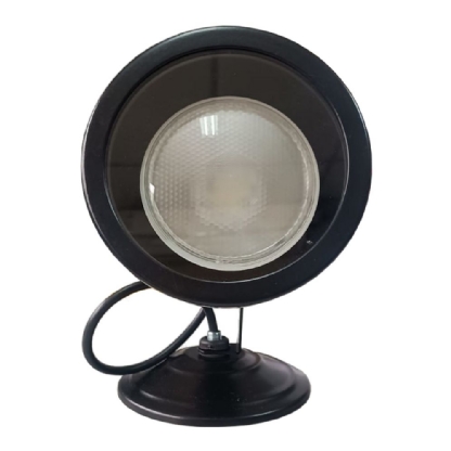 Spot Aluminio Medio Fechado para 1 Lampada PAR30 E27 Preto - FM Lustres