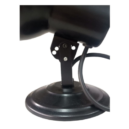 Spot Aluminio Medio Fechado para 1 Lampada PAR30 E27 Preto - FM Lustres