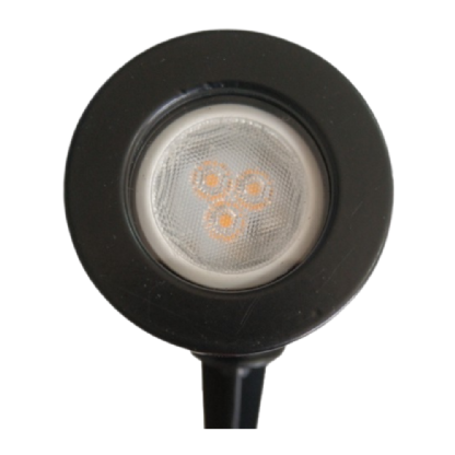 ESPETO BLINDADO PARA 1 LAMPADA GU10 MINI DICROICA MR16 PRETO - FM LUSTRES