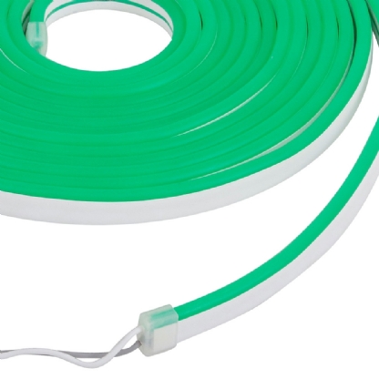 FITA LED NEON 7W/METRO 12V VERDE ROLO COM 5 METROS - GAYA