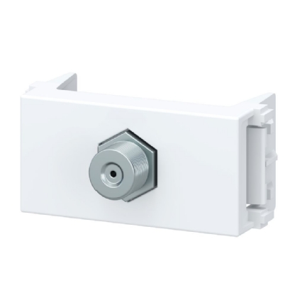 MODULO TOMADA ANTENA TV BRANCO ESATTA - WEG