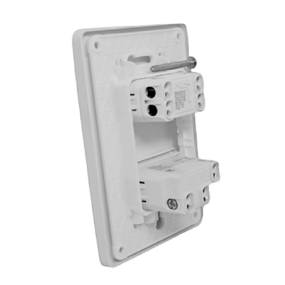 Conjunto Interruptor Simples 10A + Tomada 2P + T 10A Branco Linha Orion - Schneider