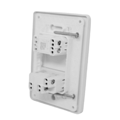 Conjunto Interruptor Simples 10A + Tomada 2P + T 10A Branco Linha Orion - Schneider