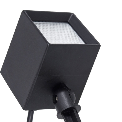 ESPETO LED CUBO 5W BIVOLT LUZ AMARELA 3000K 400LM DIRECIONAVEL IP65 PRETO - GAYA