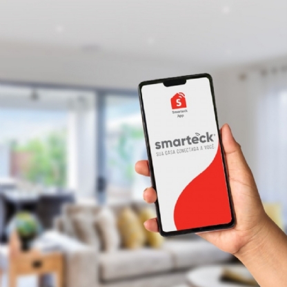 INTERRUPTOR SMARTECK 4X2 1 MODULO TOUCH BRANCO - SMART STECK