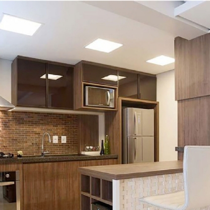 PAINEL LED EMBUTIR QUADRADO SMART 24W BIVOLT 3000K/6000K 1800LM - GAYA