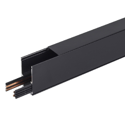 TRILHO EMBUTIR MAG PRETO 3 METROS - GAYA