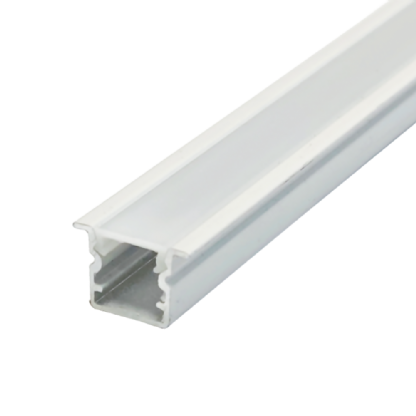 PERFIL EMBUTIR BABY 8MM ALUMINIO BRANCO 2 METROS - GAYA