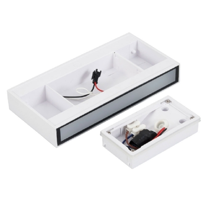 ARANDELA LED CUBE 8W BIVOLT 3000K 500LM IP65 BRANCO - GAYA