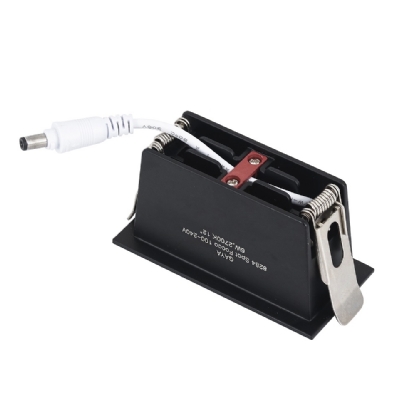 SPOT MINI FOCCO 6W BIVOLT 4000K 480LM 24G PRETO 8,8X3,5MM - GAYA